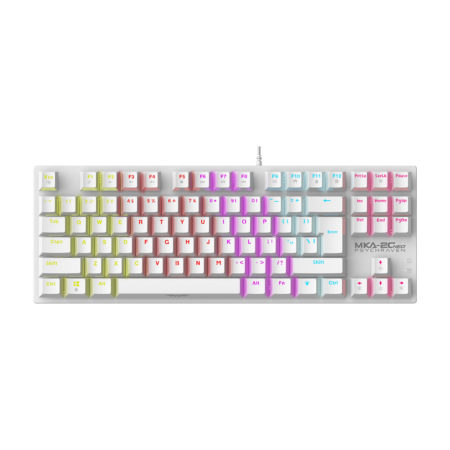 TECLADO ARMAGGEDDON MK-2C NEO SPYCHRAVEN WHITE