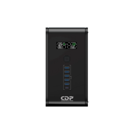 UPS CDP R-SMART 1210 INTERACTIVO 1200VA-720W 120V 5-AVR 5-SP RJ11-RJ45 PANT. LCD