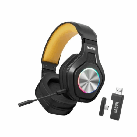 HEADSET MARVO HG9084W INALÁMBRICO BLACK