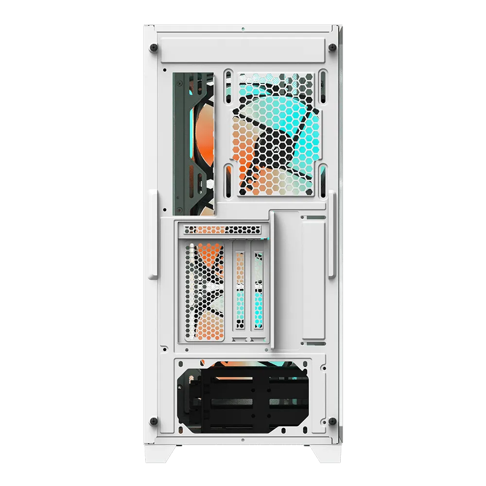 COMBO GIGABYTE CASE GAMER C301 WHITE X FUENTE UD FULL MODULAR 750W 80 PLUS GOLD - Image 5