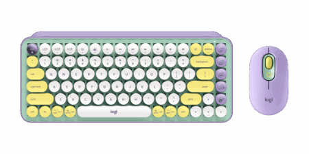 COMBO LOGITECH POP LILA TECLADO + MOUSE