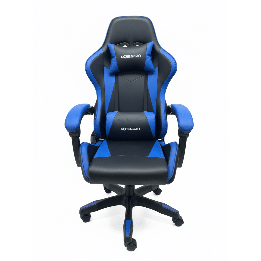 SILLA GAMER POTENZZA BLACK BLUE