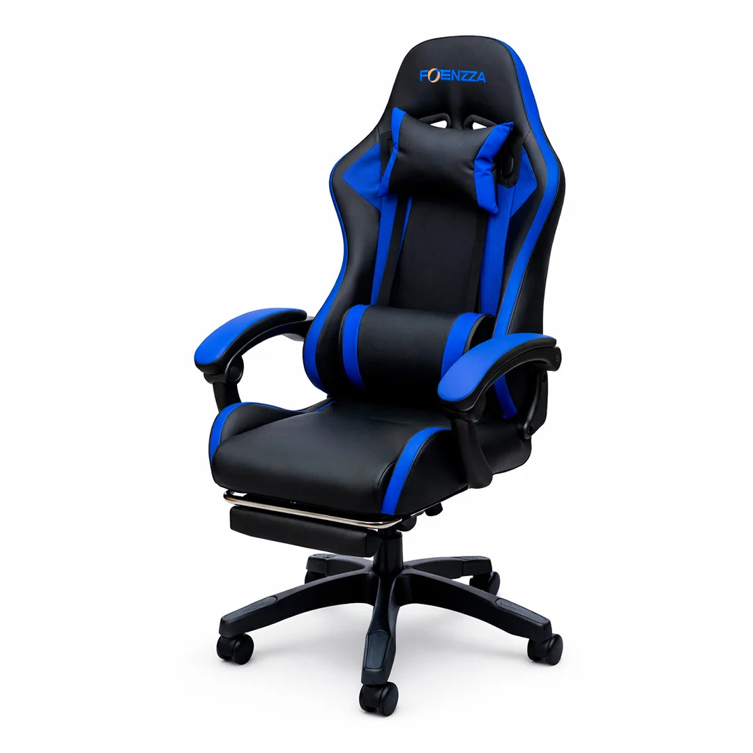 SILLA GAMER POTENZZA BLACK BLUE - Image 2