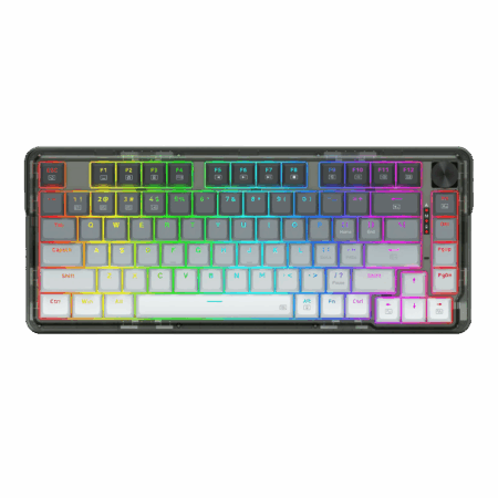 TECLADO GAMER UCAL K673GG-RGB-PRO GRIS REDRAGON