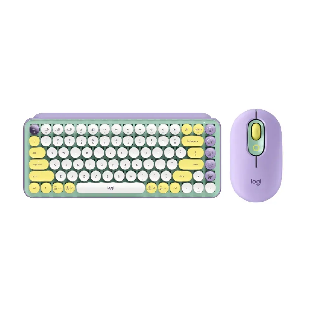 COMBO LOGITECH POP LILA TECLADO + MOUSE