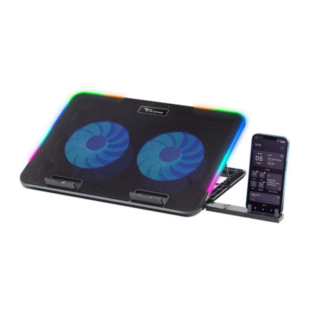 COOLER DE LAPTOP ALCATROZ VANDAVAL G2 RGB BLACK