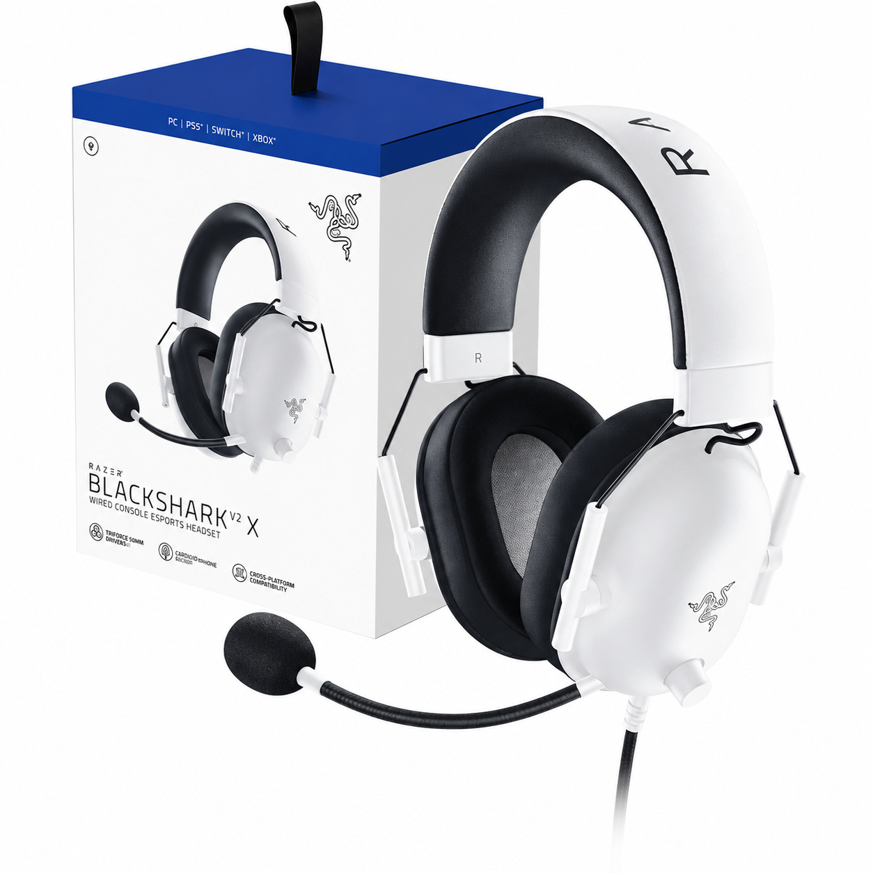 HEADSET RAZER BLACKSHARK V2 X PLAYSTATION EDITION WHITE