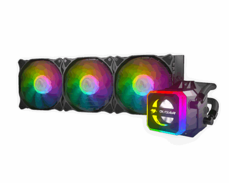 COOLER LIQUIDO COUGAR HELOR 360 BLACK ARGB