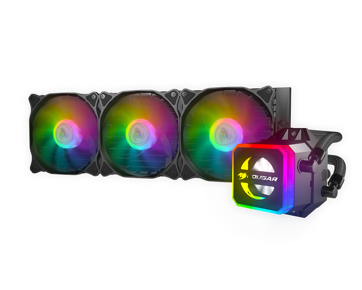 COOLER LIQUIDO COUGAR HELOR 360 BLACK ARGB