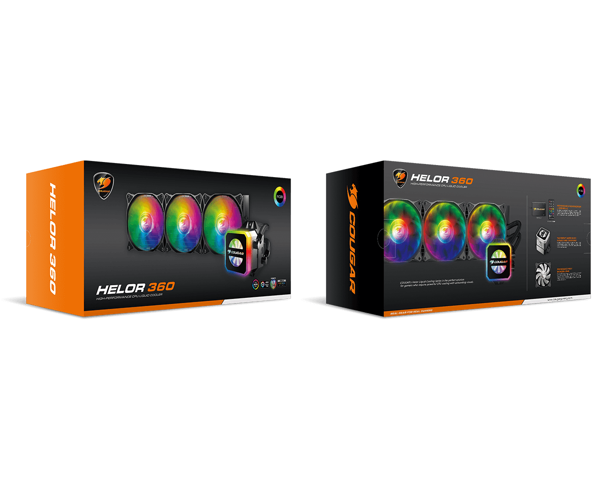 COOLER LIQUIDO COUGAR HELOR 360 BLACK ARGB - Image 6