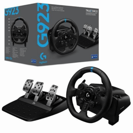 VOLANTE + PEDALES TRUE FORCE LOGITECH G923 PS5 PS4 Y PC