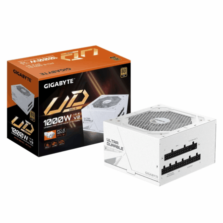 FUENTE DE PODER GIGABYTE UD 1000W +GOLD FULL MODULAR WHITE