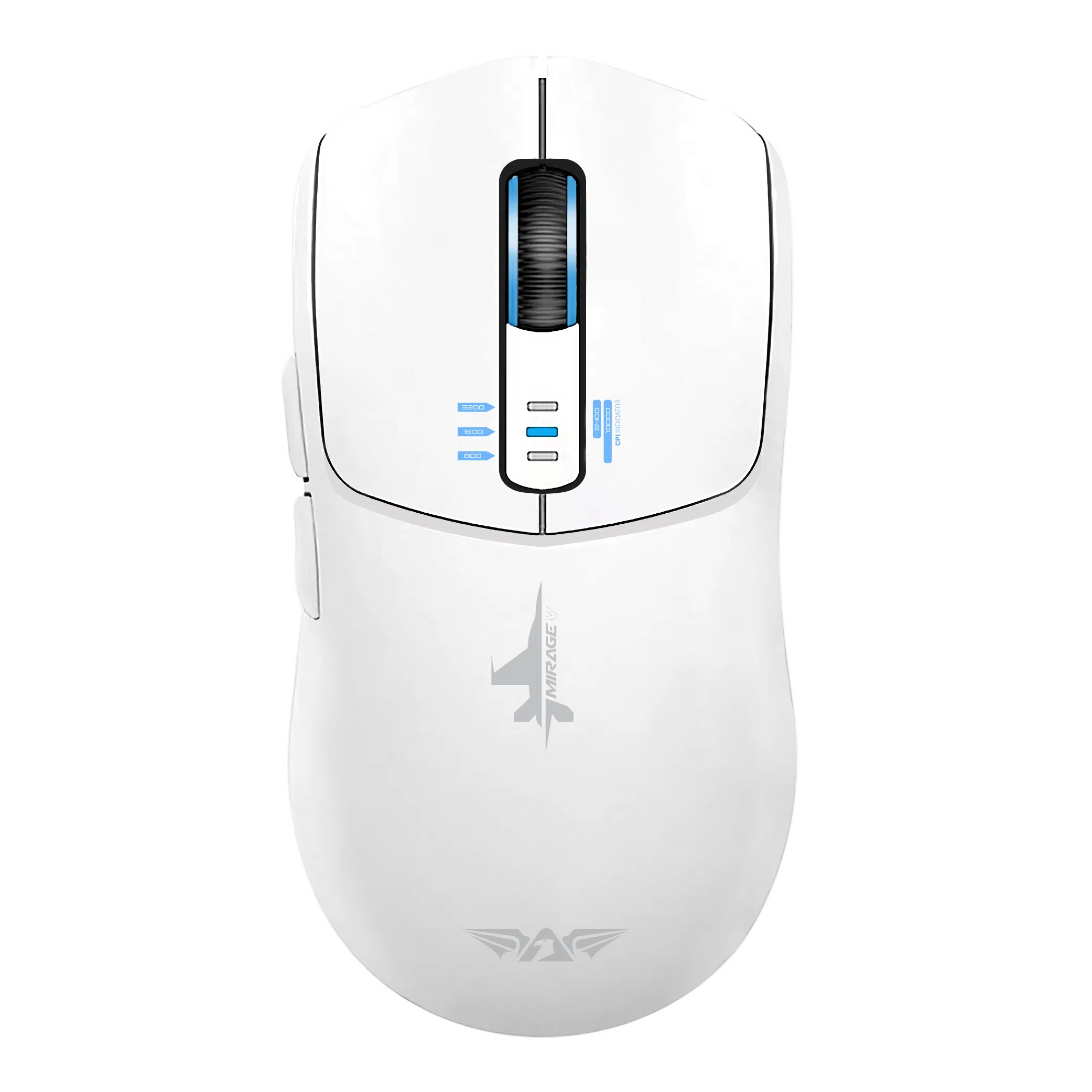 MOUSE GAMER ARMAGGEDDON MIRAGE V 3 MOODS 2.4G/ TYPE-C/ BLUETOOTH 5.0 WHITE