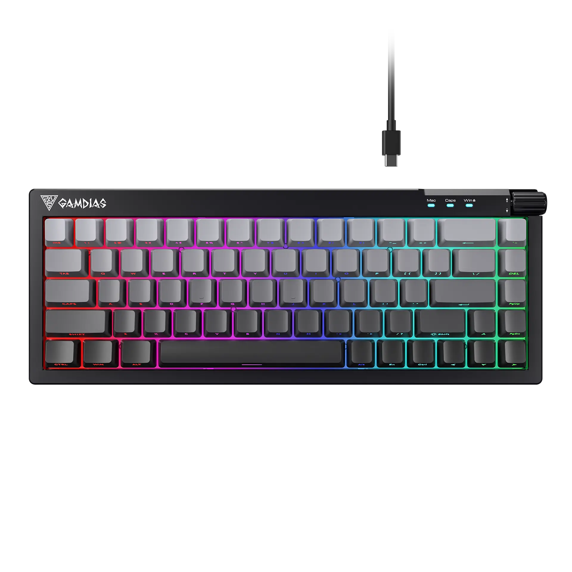 TECLADO MECANICO GAMDIAS HERMES E8 RGB BLACK