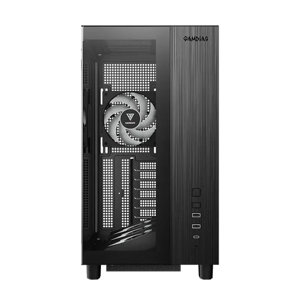CASE GAMER GAMDIAS ATLAS M4 X4FANS ARGB BLACK - Image 3
