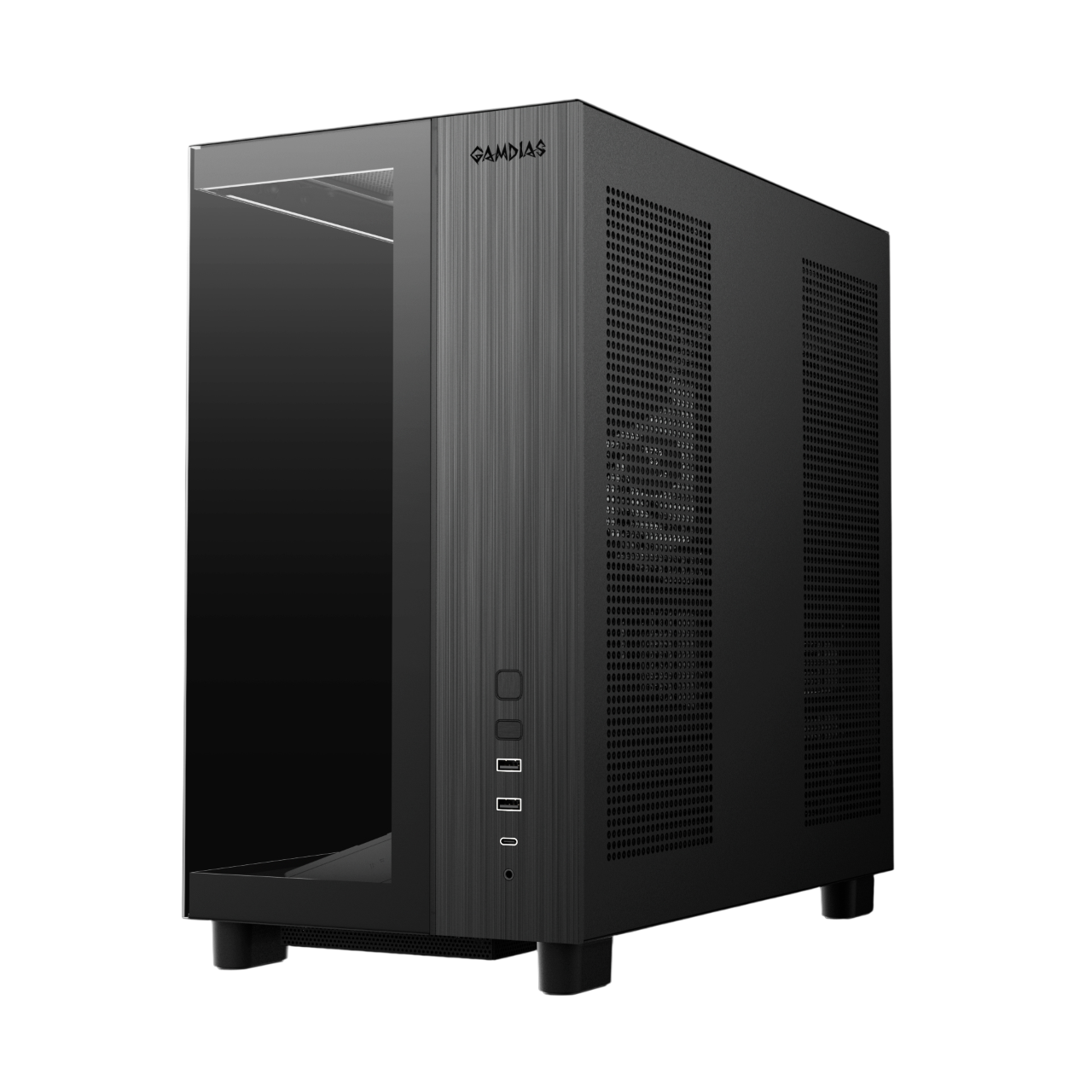 CASE GAMER GAMDIAS ATLAS M4 X4FANS ARGB BLACK - Image 4