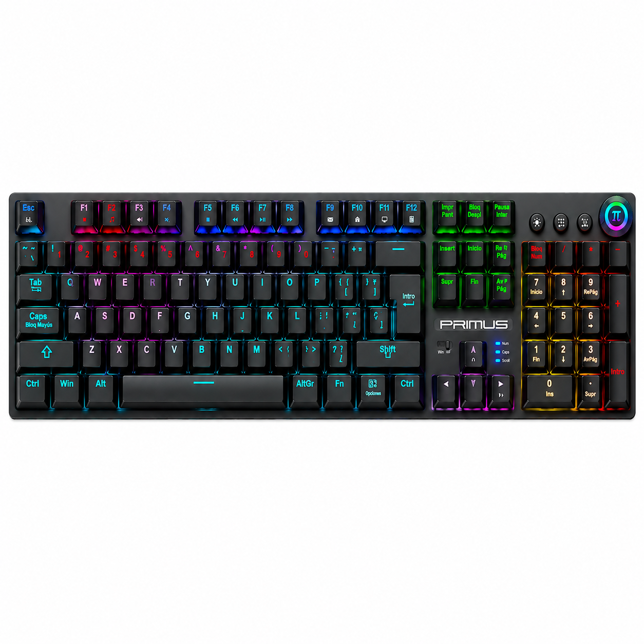 TECLADO PRIMUS BALLISTA92T WIRELESS 2MODS BLACK