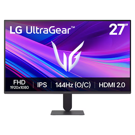 MONITOR LG ULTRAGEAR G4 27″/ IPS/ FHD/ 144HZ – 1MS / HDMI – DP