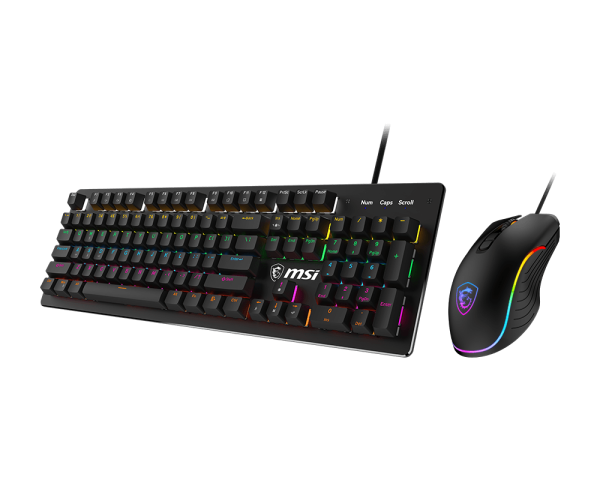 COMBO MSI FORGE GK300 TECLADO + MOUSE BLACK RGB - Image 2