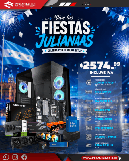 PC GAMER HYPERION / CORE I7 14700F + RTX 5070 12GB