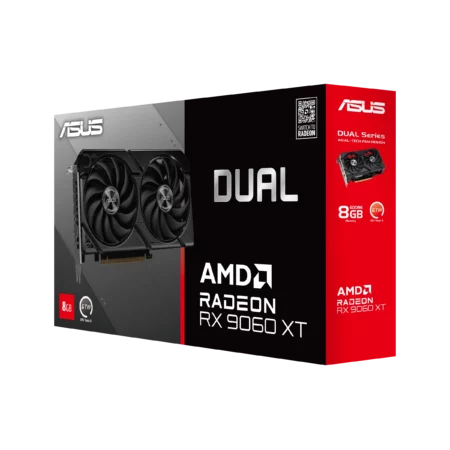 TARJETA DE VIDEO ASUS DUAL AMD RADEON 9060 XT 16GB GDDR6