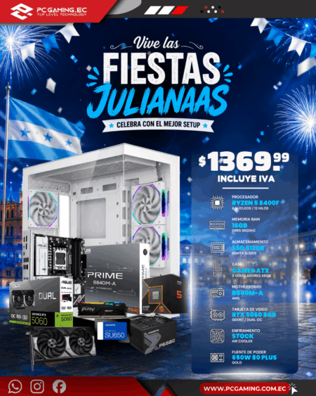 PC GAMER PHANTOM / RYZEN 5 8400F + RTX 5060 8GB