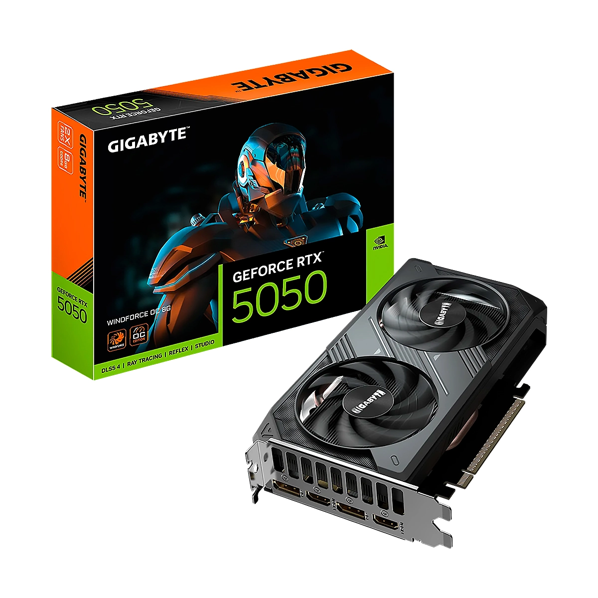 TARJETA DE VIDEO GIGABYTE RTX 5050 WINDFORCE OC 8G GDDR6
