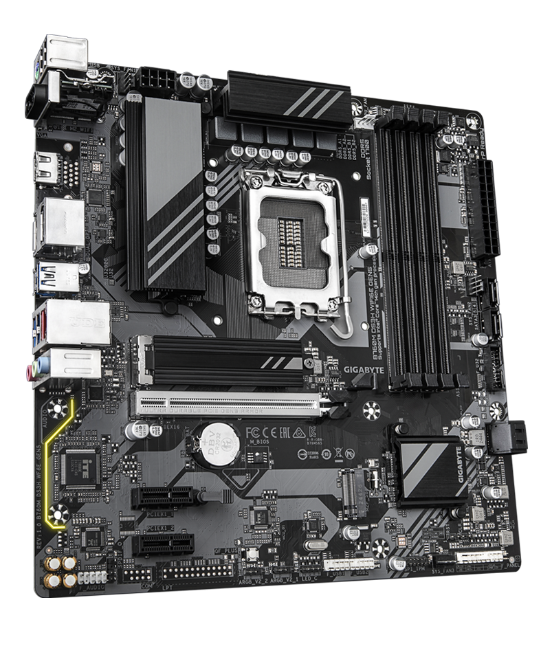 MAINBOARD GIGABYTE B760 D3SH WIFI6E 4DDR4 GEN 5 PCIe M-ATX - Image 3