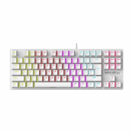 TECLADO ARMAGGEDDON MKA-2C NEO WH