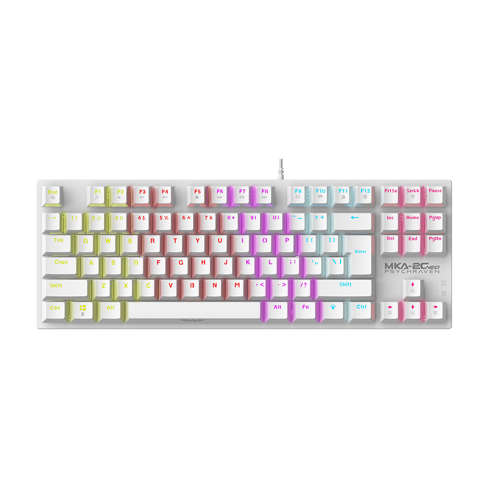 TECLADO ARMAGGEDDON MKA-2C NEO WH