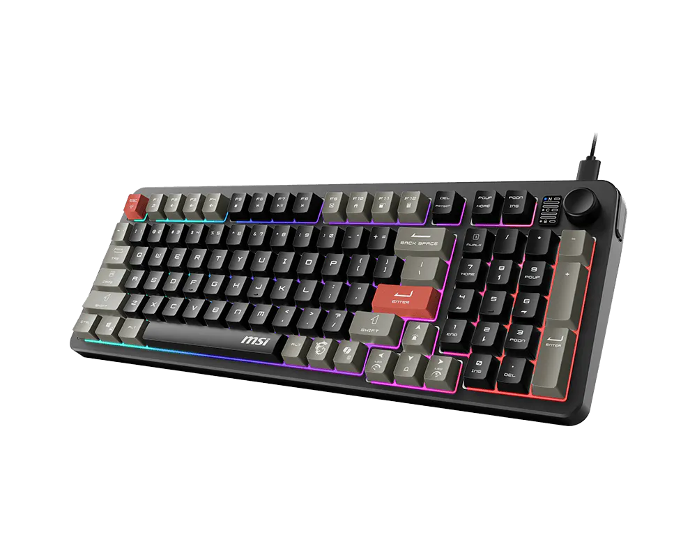 TECLADO MSI FORGE GK110 BLACK - Image 3