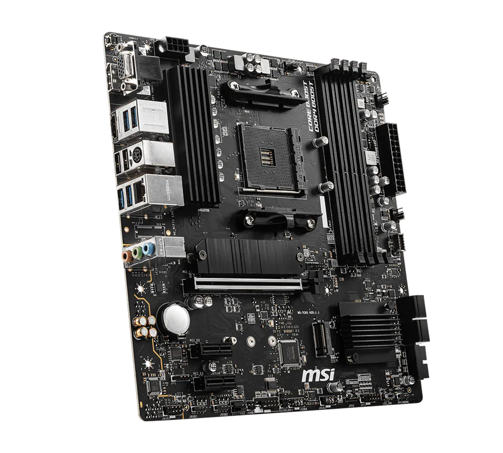 MAINBOARD MSI B550M PRO-HDV AM4 X4DDR4 - Image 2