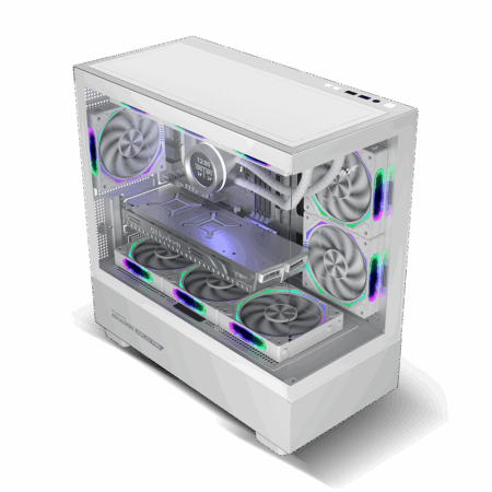 CASE ARMAGGEDDON AQUARON DUPLEX PRO WHITE X3FANS ARGB