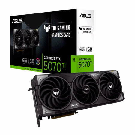 TARJETA DE VIDEO ASUS TUF RTX 5070 TI 16GB GDDR7 256BIT 2HDMI 3DP 3Vent PCIe 5.0
