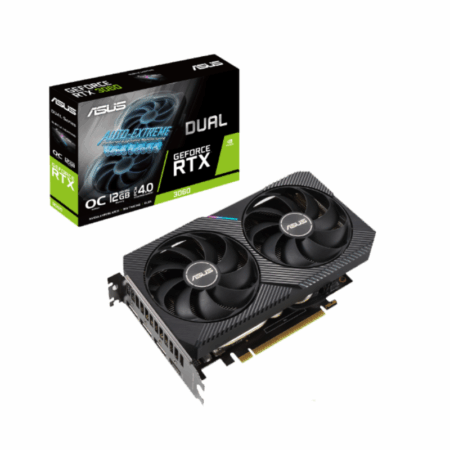 TARJETA DE VIDEO ASUS DUAL RTX 3060 OC 12GB V2 GDDR6 HDMI 3DP 2VENT. PCIE 4.0