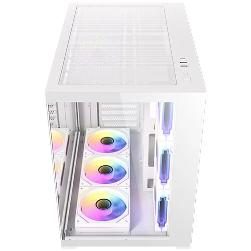 CASE ANTEC CX MIRROR MID TOWER WHITE ARGB X7FANS - Image 3