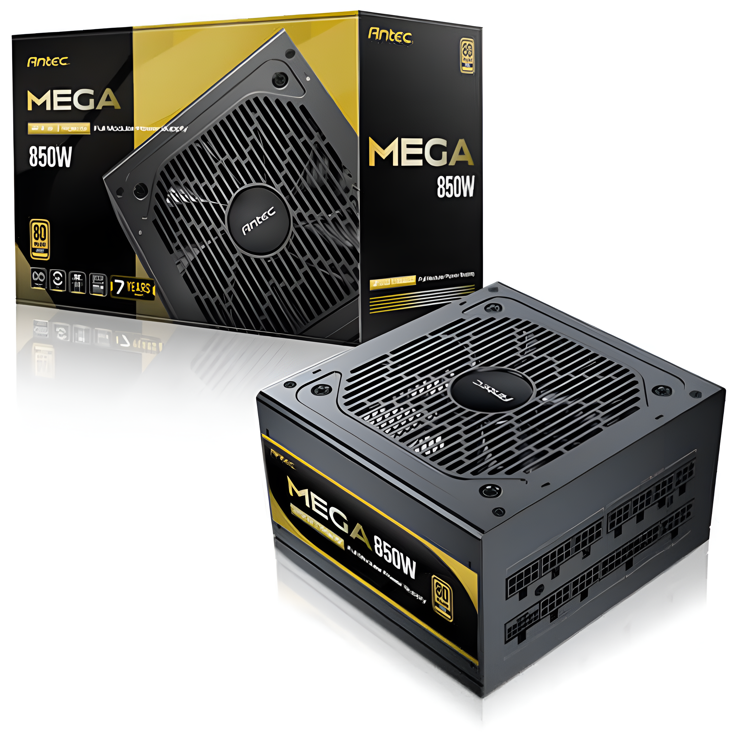 FUENTEDE PODER ANTEC MEGA850 80 PLUS GOLD ATX 12V 3.1 PCIE 5.1 FULL MODULAR