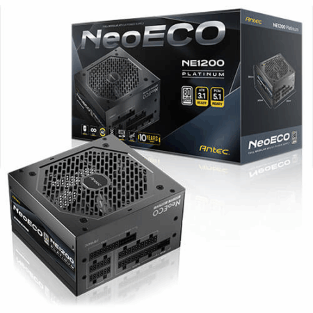 FUENTE DE PODER ANTEC NE1200 ATX3.1 80 PLUS PLATINUM ATX 12V 3.1 PCIE 5.1