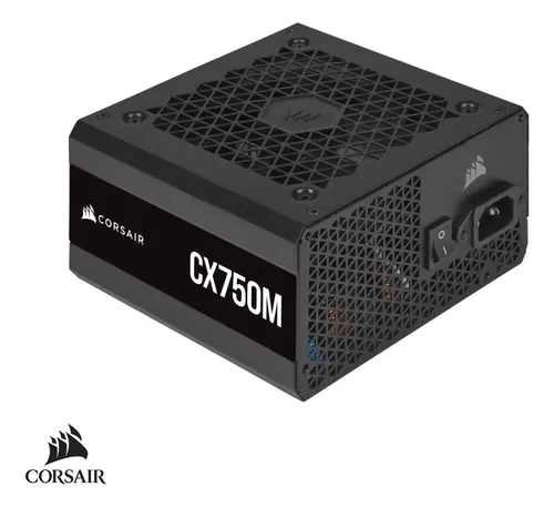 FUENTE DE PODER CORSAIR 750W CX-750M 80 PLUS BRONZE SEMI MODULAR - Image 3