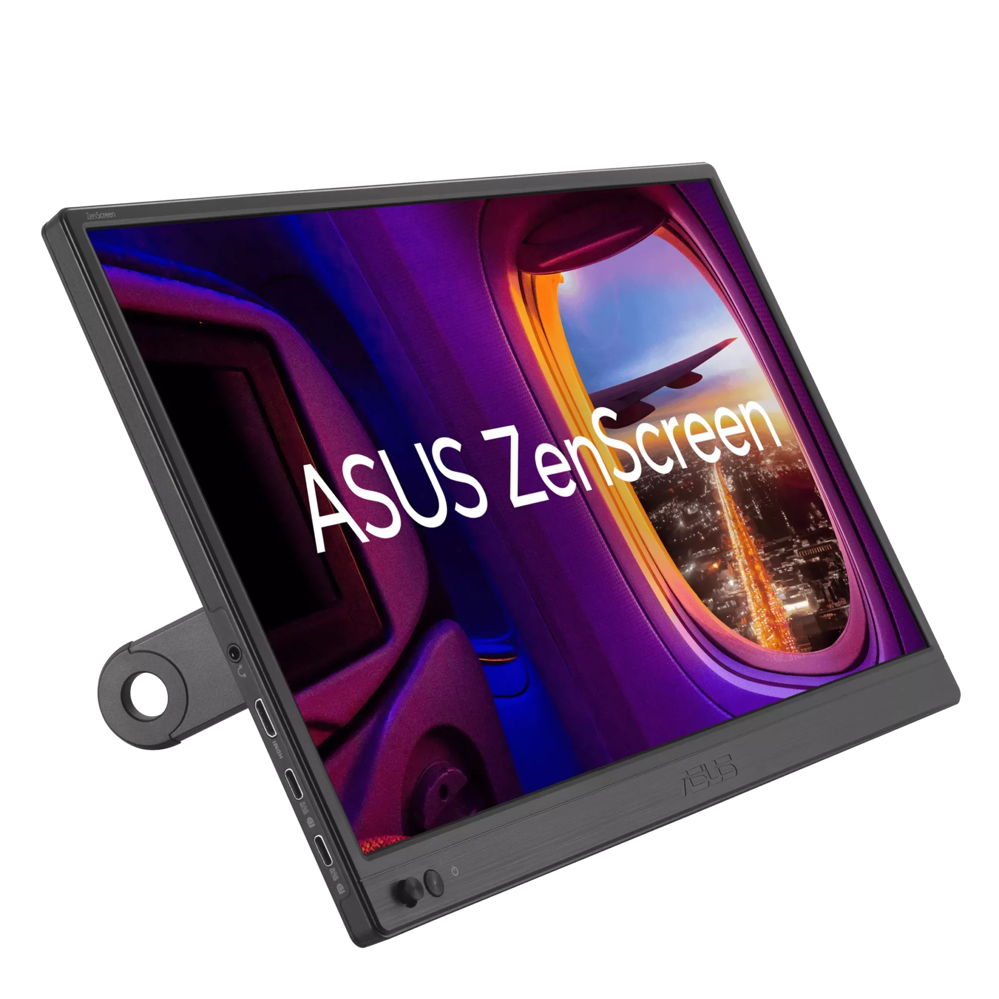 MONITOR ASUS ZENSCREEM 15.6" IPS MB169CK FULL-HD HDMI 2USB-C SOPORTE-360 BLACK - Image 2