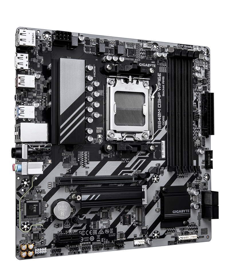 MAINBOARD GIGABYTE B840M D3HP WIFI6E AM5 DDR5 - Image 2