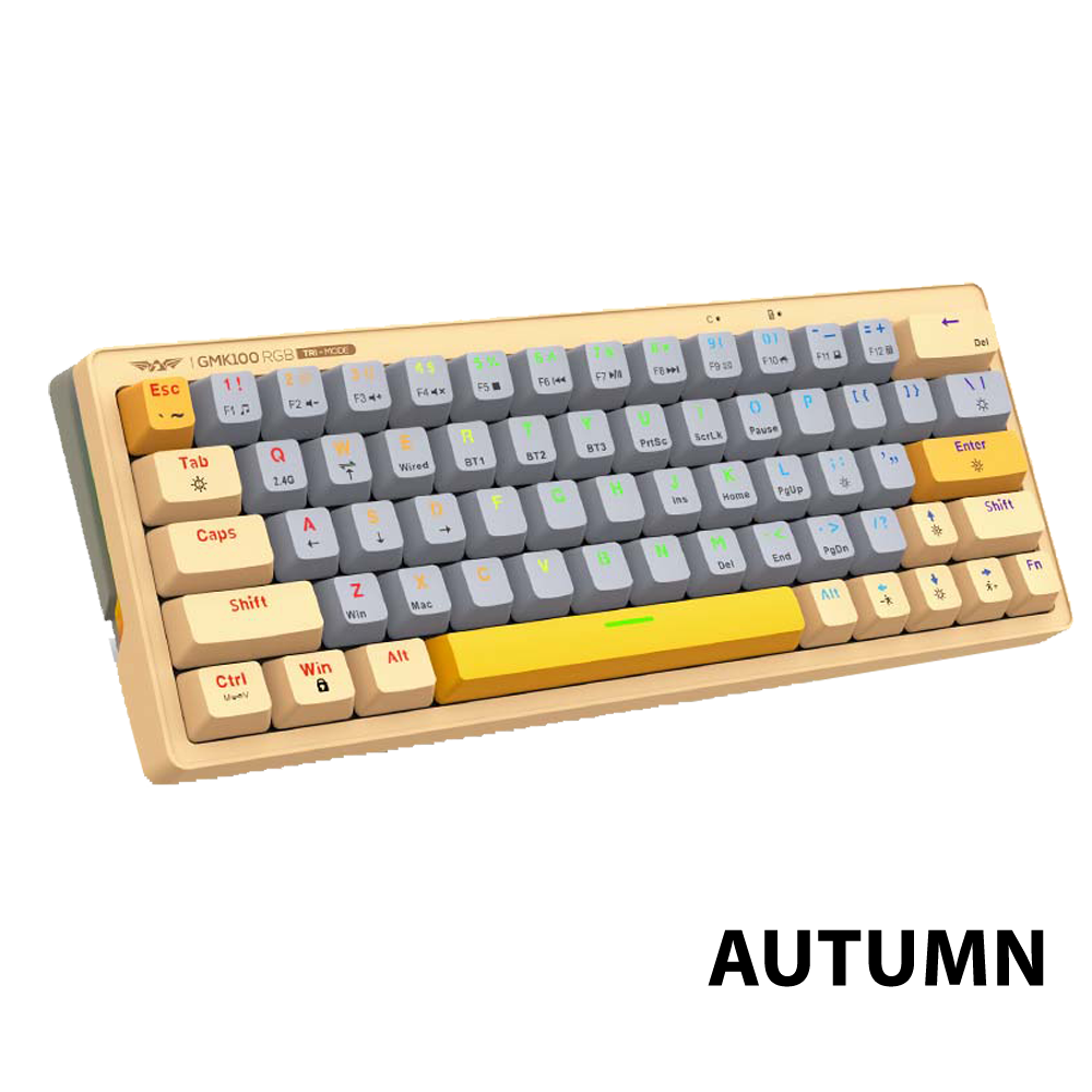 TECLADO MECANICO ARMAGGEDDON GMK 100 YELLOW