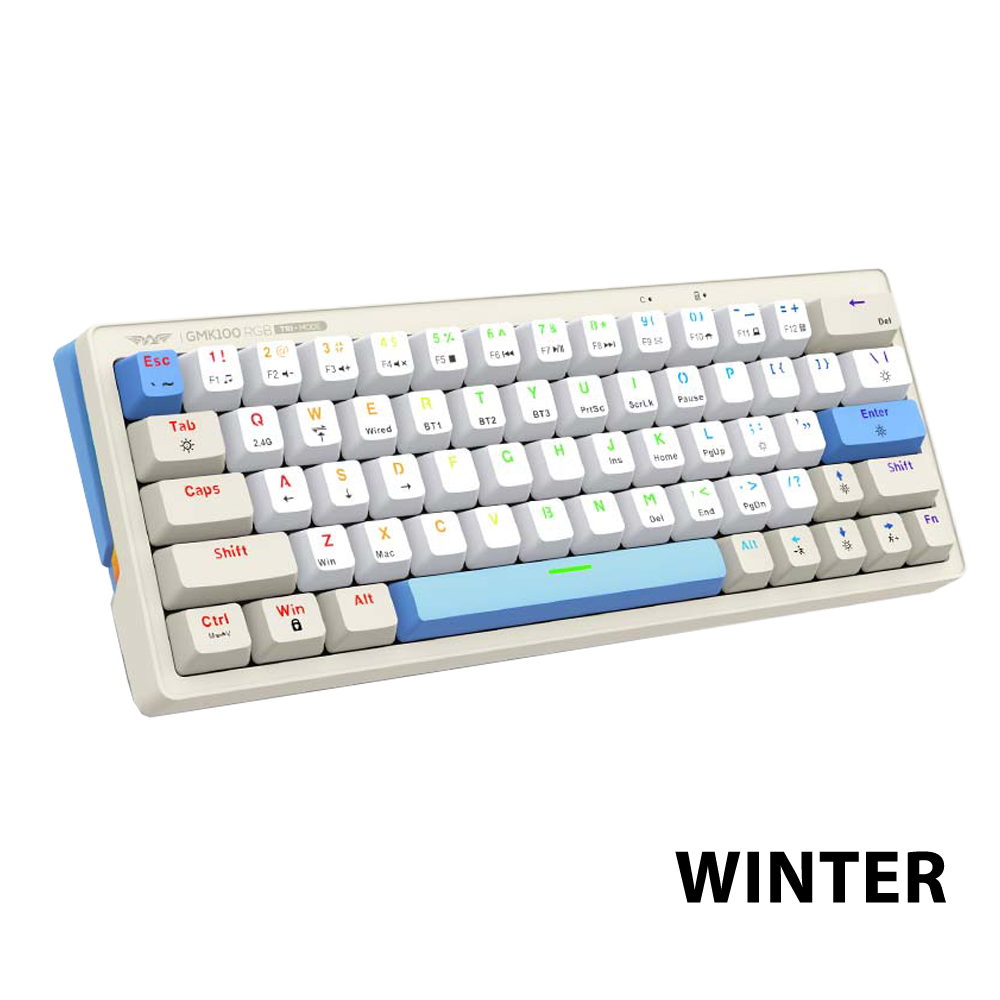 TECLADO MECANICO ARMAGGEDDON GMK 100 BLUE
