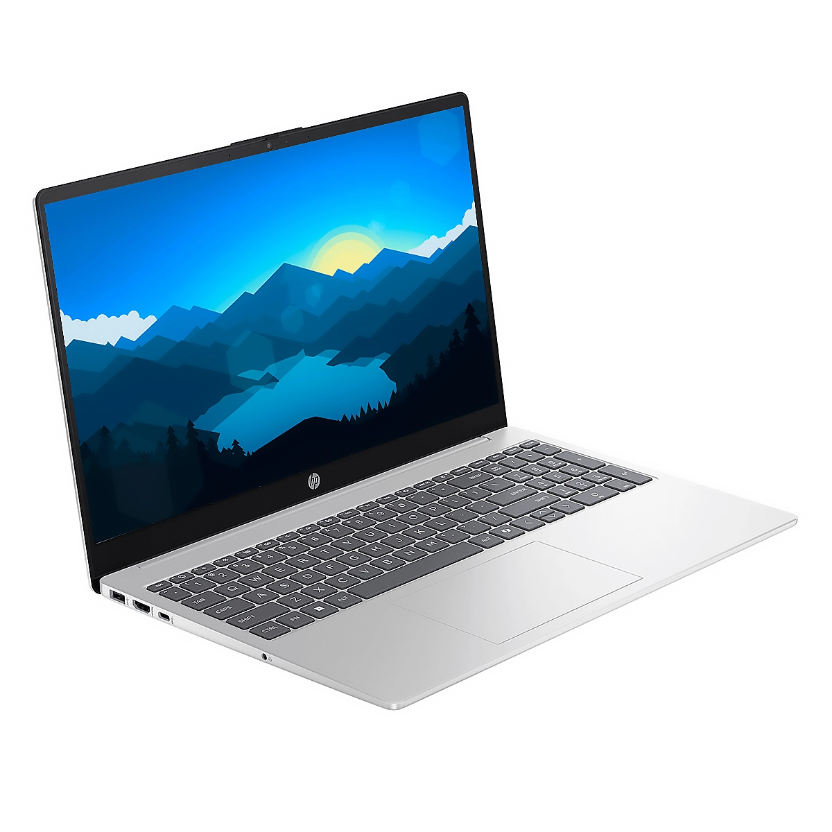 LAPTOP HP 15-fc0372la AMD Ryzen 7 7730U/ 16GB/ 512GB-M.2/ 15.6Inch/ HDMI/ USB-C/ 2USB-A/ W11/ Silver - Image 2