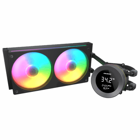 COOLER LIQUIDO COUGAR GAMING POSEIDON VISTEK ARGB 240MM BLACK