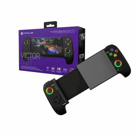 GAME PAD PRIMUS VICTOR 01BT BLACK RETRULIMINADO BLUETOOTH 5.1 FOR PS4/ PC/ ANDROID/ IOS/ SWITCH