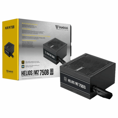 FUENTE DE PODER GAMDIAS HELIOS M2 750B 750w 80+ SILVER