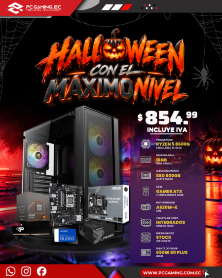 PC PROMO RYZEN 5 8600G + RADEON 760M
