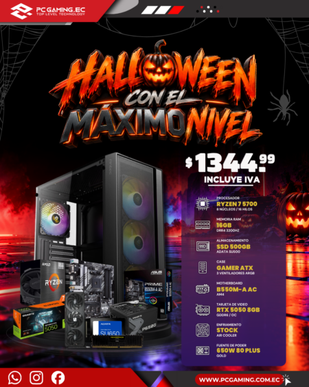 PC PROMO RYZEN 7 5700 + RTX 5050 8GB