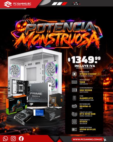 PC PROMO RYZEN 5 8400F + RTX 5050 8GB